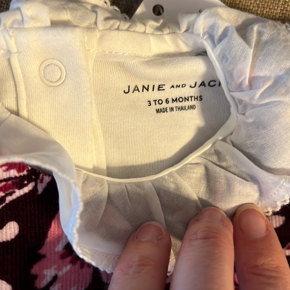 Janie and Jack Corduroy Floral Dress - Picture 3 of 6